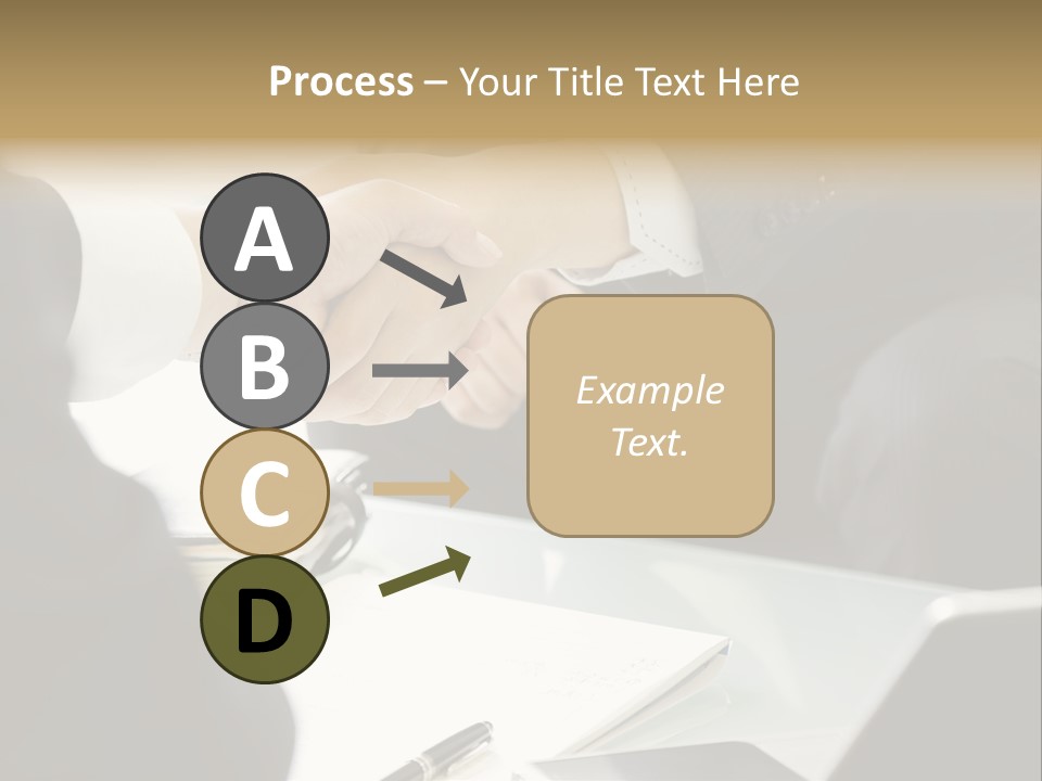Man Bargaining Indoors PowerPoint Template