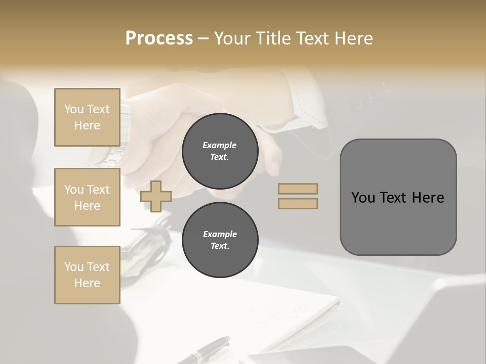 Man Bargaining Indoors PowerPoint Template