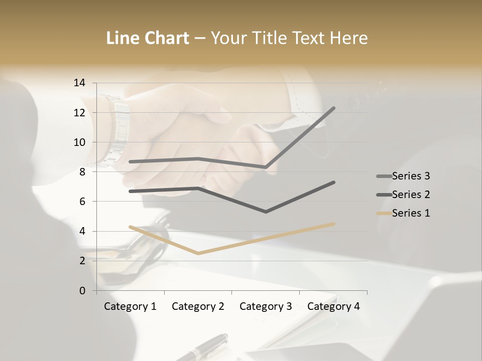 Man Bargaining Indoors PowerPoint Template