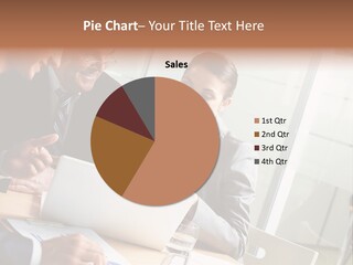 Explaining Office Cooperation PowerPoint Template