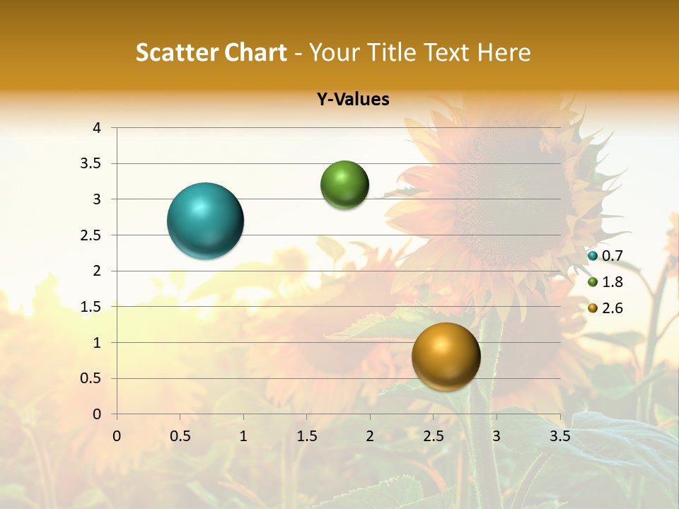 Sunflower Pollen Field PowerPoint Template