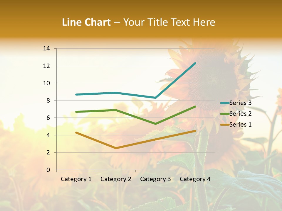 Sunflower Pollen Field PowerPoint Template