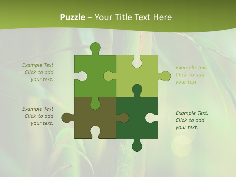 Background East Forest PowerPoint Template