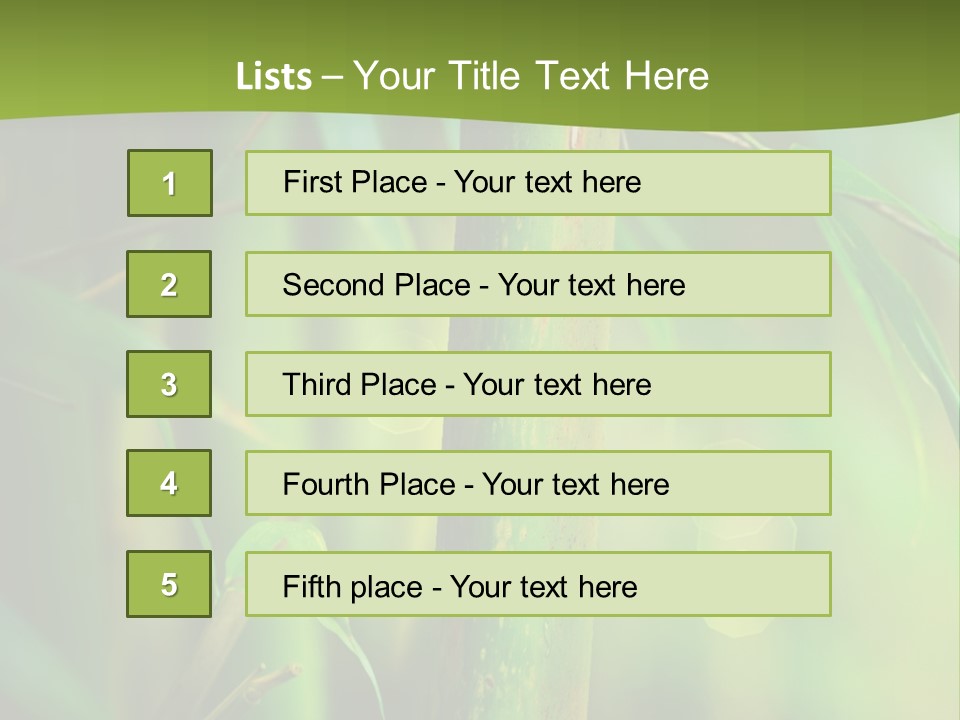 Background East Forest PowerPoint Template