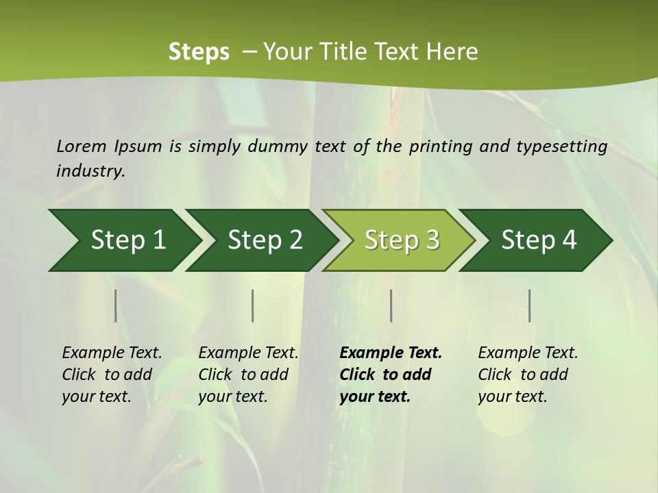 Background East Forest PowerPoint Template
