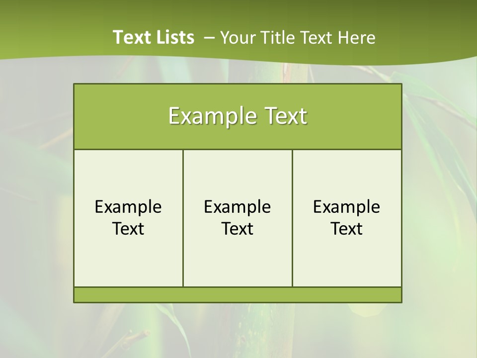 Background East Forest PowerPoint Template