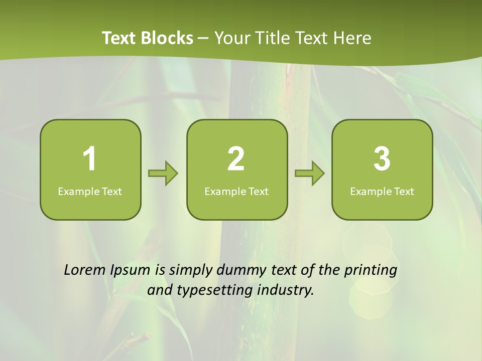 Background East Forest PowerPoint Template