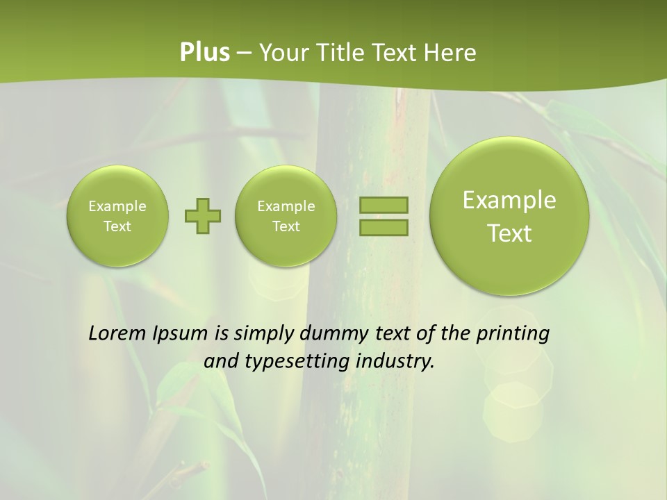 Background East Forest PowerPoint Template