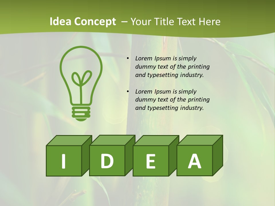 Background East Forest PowerPoint Template