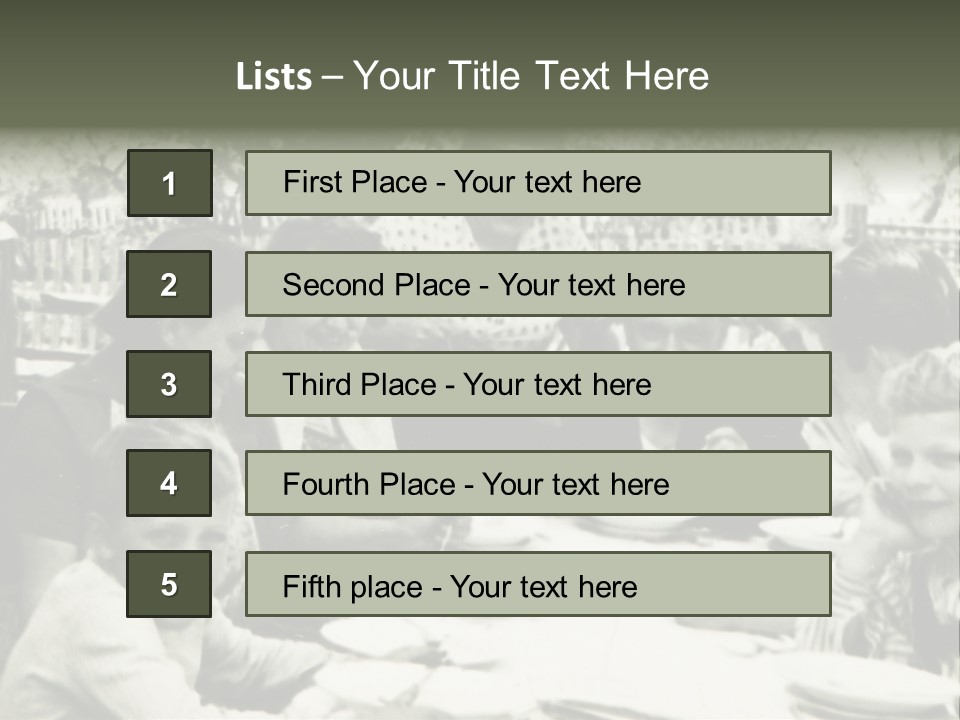 Vintage Old Affection PowerPoint Template
