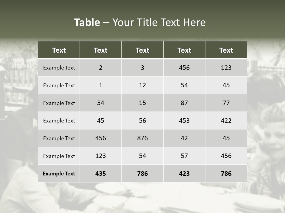Vintage Old Affection PowerPoint Template