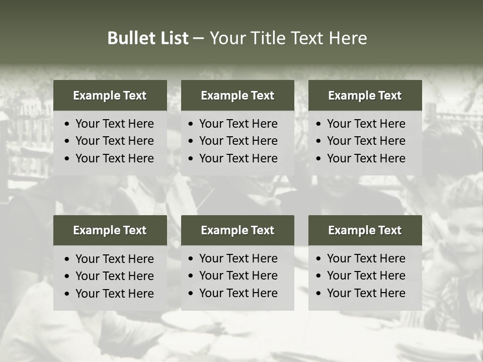 Vintage Old Affection PowerPoint Template