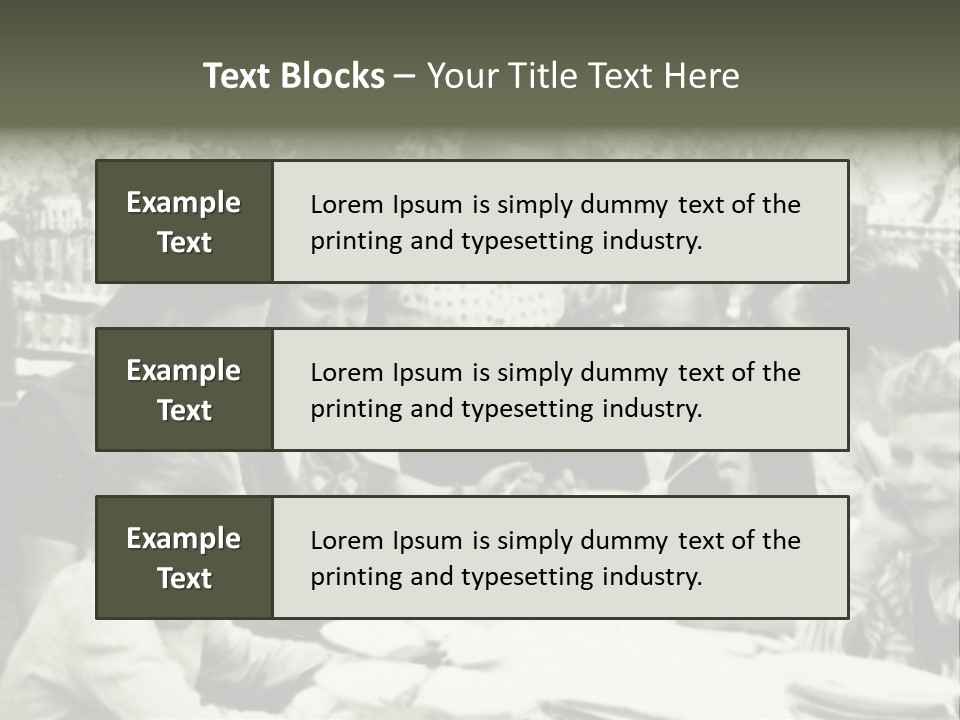 Vintage Old Affection PowerPoint Template