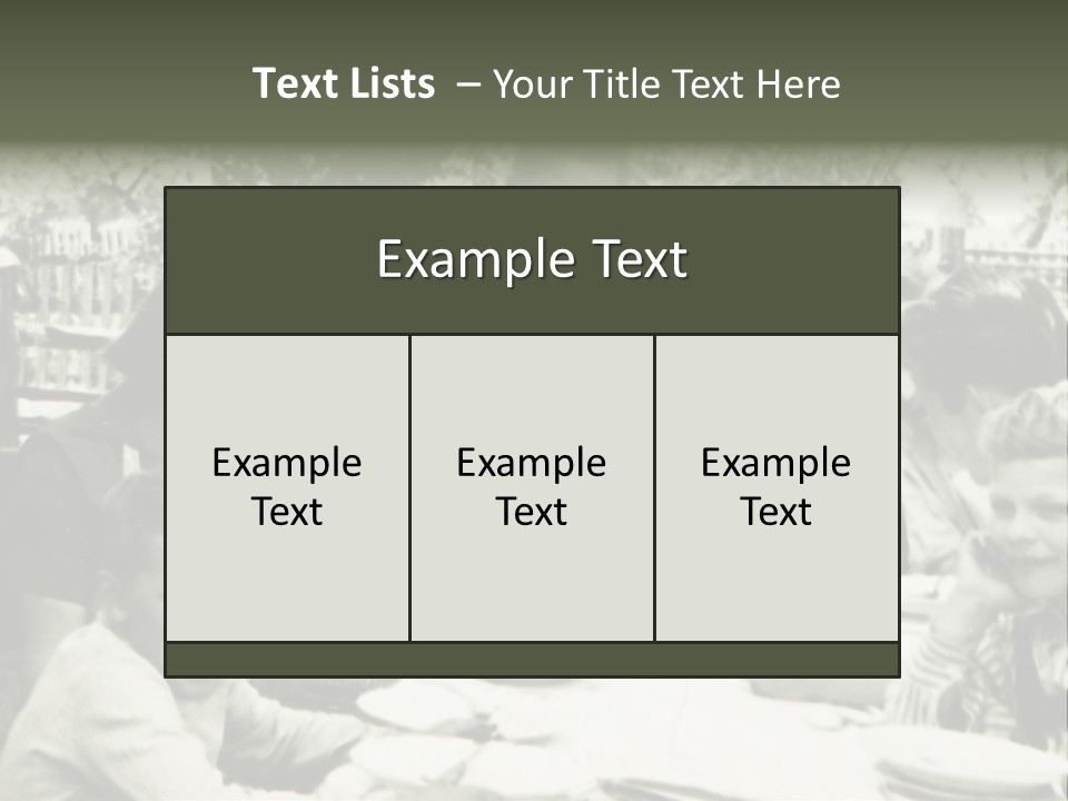 Vintage Old Affection PowerPoint Template