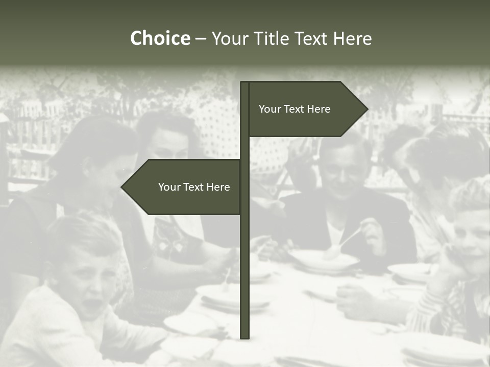 Vintage Old Affection PowerPoint Template