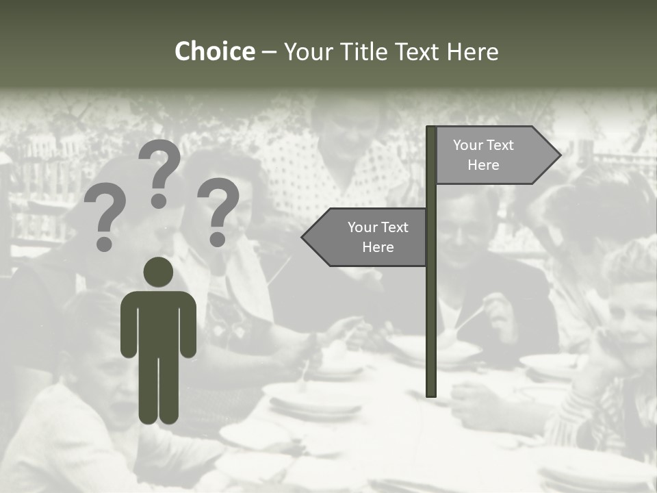 Vintage Old Affection PowerPoint Template