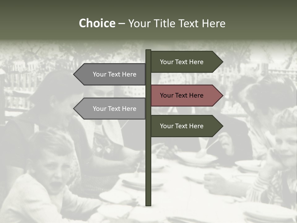 Vintage Old Affection PowerPoint Template