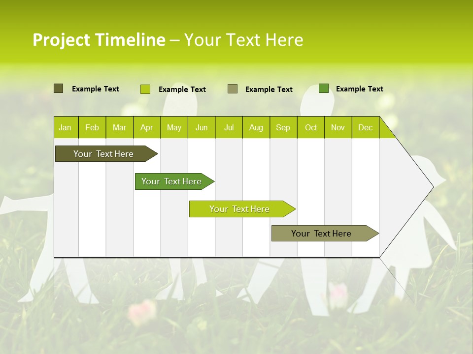 Daughter Silhouette Grass PowerPoint Template