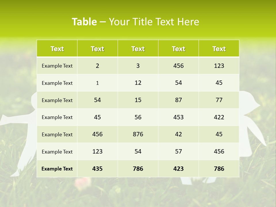 Daughter Silhouette Grass PowerPoint Template