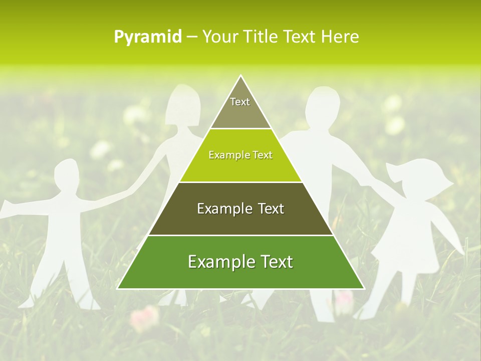 Daughter Silhouette Grass PowerPoint Template