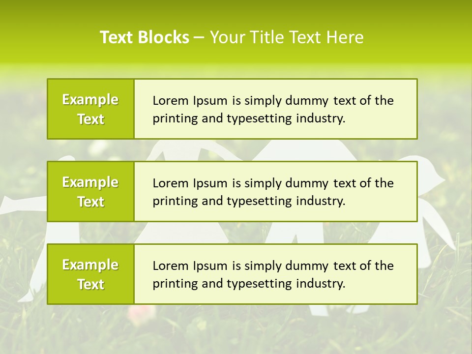 Daughter Silhouette Grass PowerPoint Template