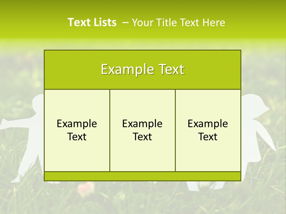 Daughter Silhouette Grass PowerPoint Template