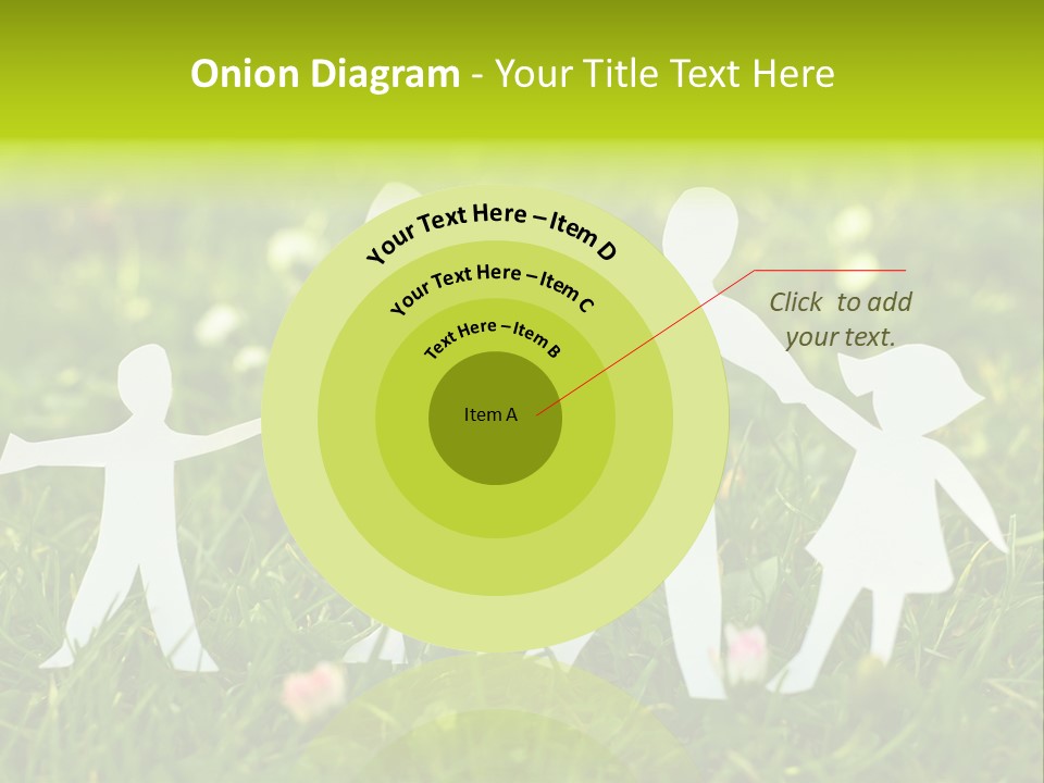 Daughter Silhouette Grass PowerPoint Template