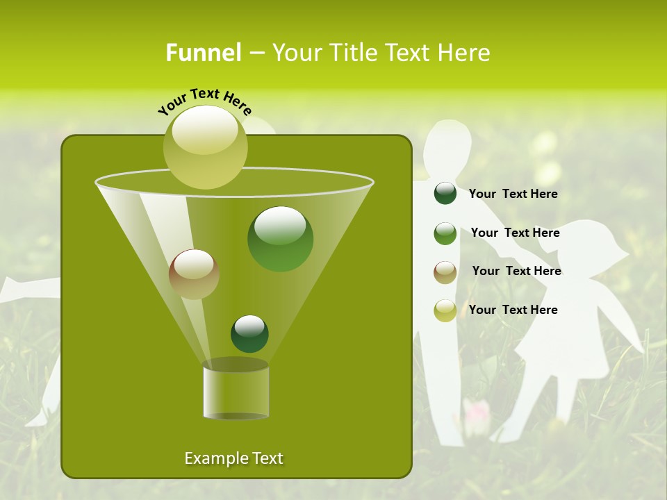 Daughter Silhouette Grass PowerPoint Template