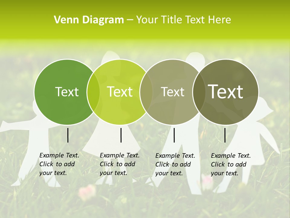 Daughter Silhouette Grass PowerPoint Template