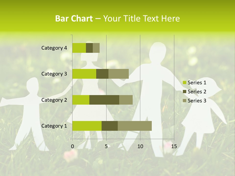 Daughter Silhouette Grass PowerPoint Template