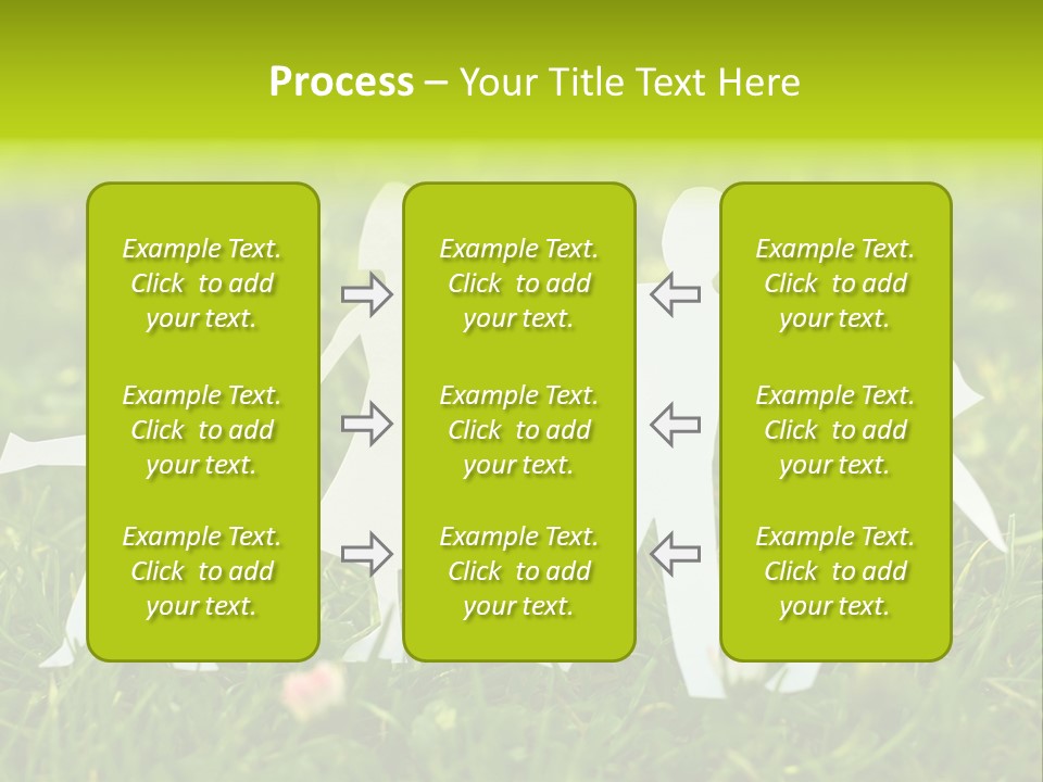 Daughter Silhouette Grass PowerPoint Template