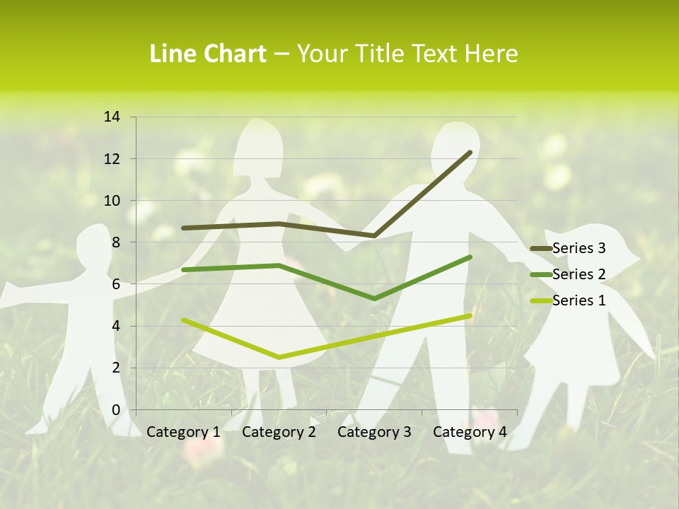 Daughter Silhouette Grass PowerPoint Template