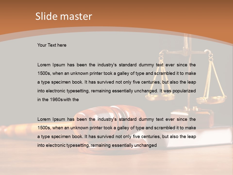 Juridical Legally Authority PowerPoint Template