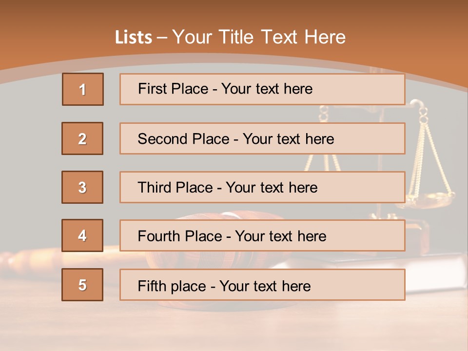 Juridical Legally Authority PowerPoint Template