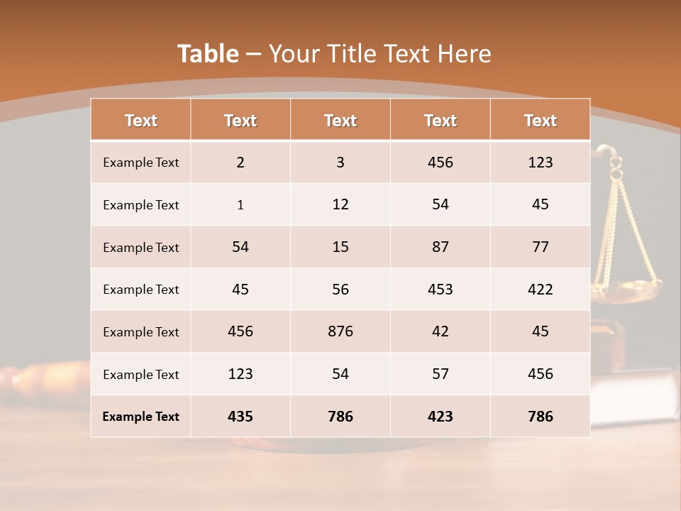 Juridical Legally Authority PowerPoint Template