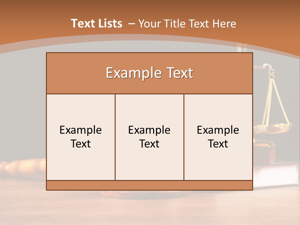 Juridical Legally Authority PowerPoint Template