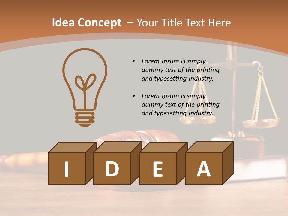 Juridical Legally Authority PowerPoint Template