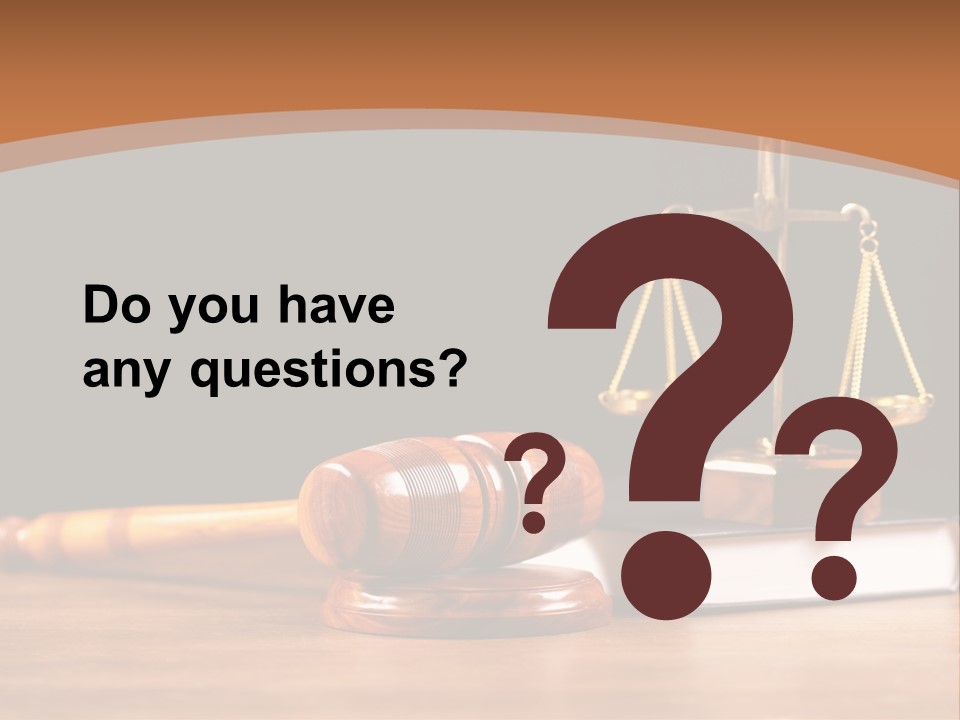 Juridical Legally Authority PowerPoint Template