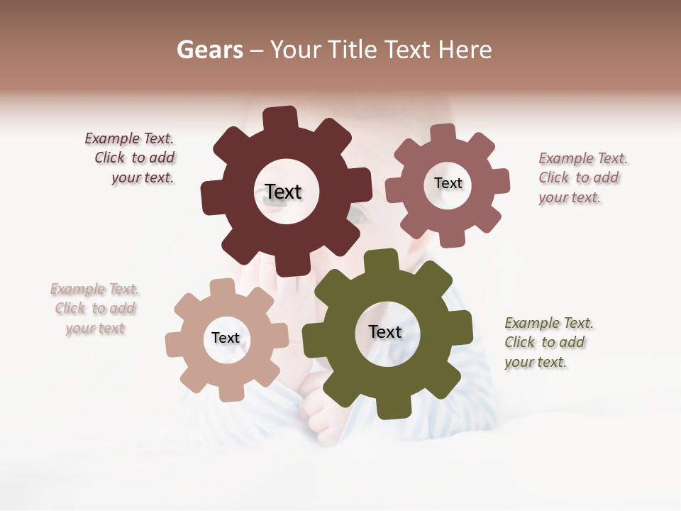 Innocence Little Infant PowerPoint Template