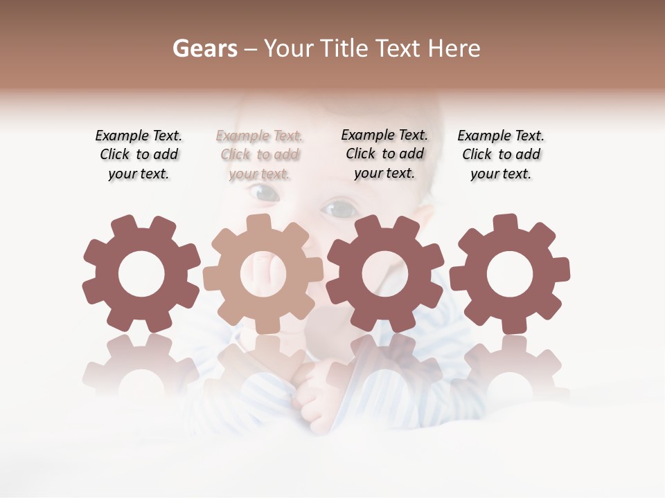 Innocence Little Infant PowerPoint Template