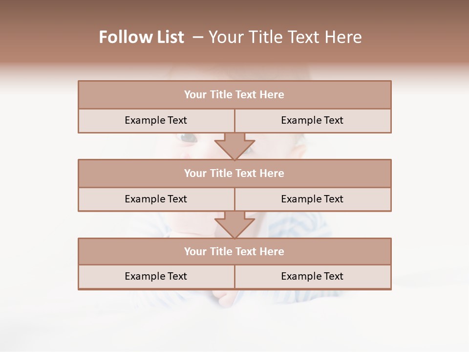 Innocence Little Infant PowerPoint Template