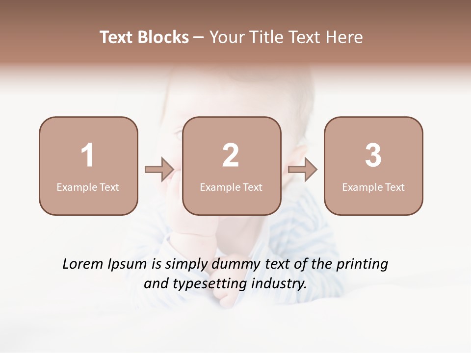 Innocence Little Infant PowerPoint Template