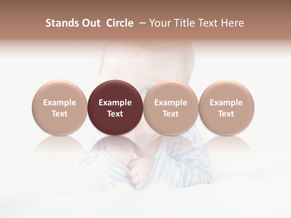 Innocence Little Infant PowerPoint Template