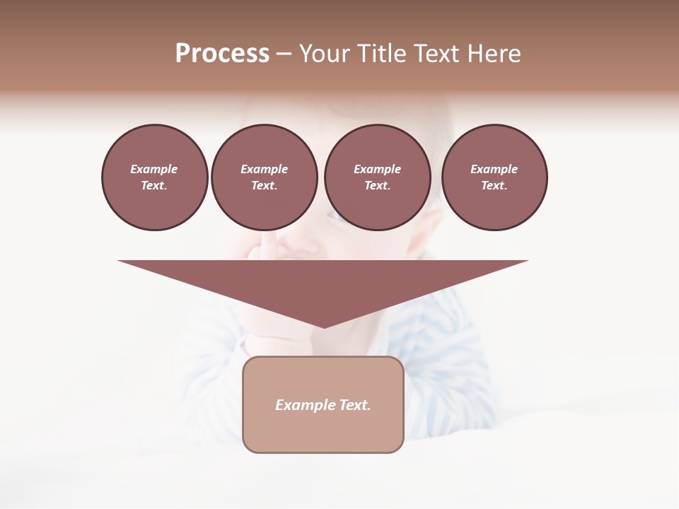 Innocence Little Infant PowerPoint Template