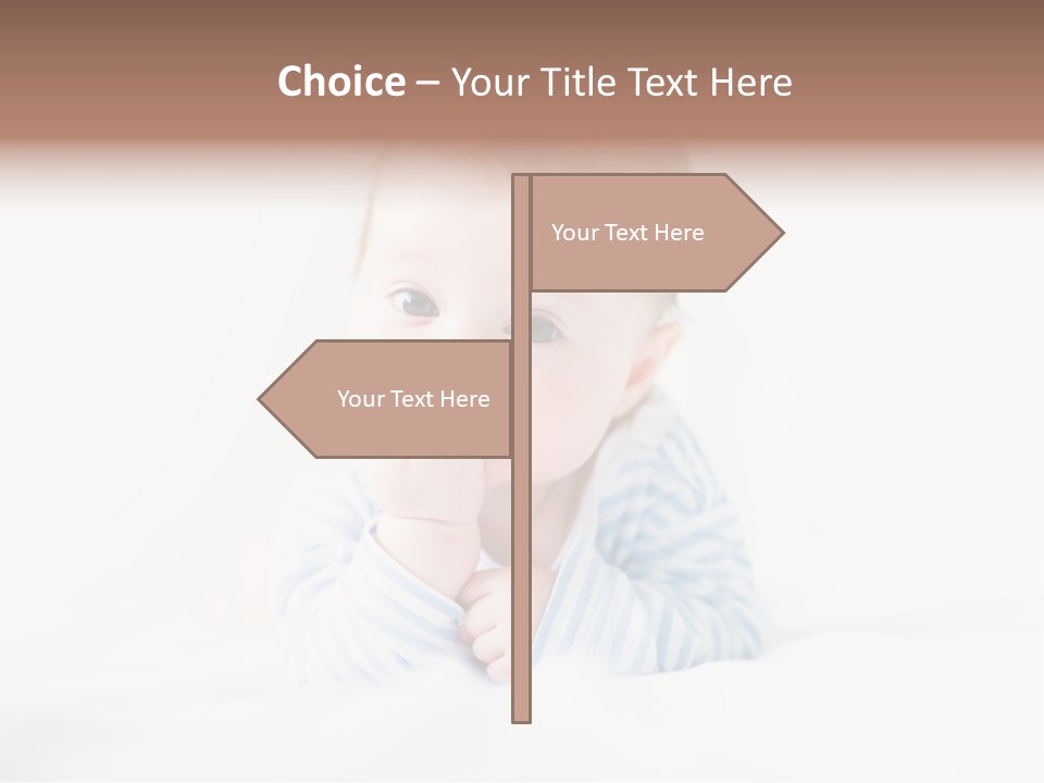 Innocence Little Infant PowerPoint Template