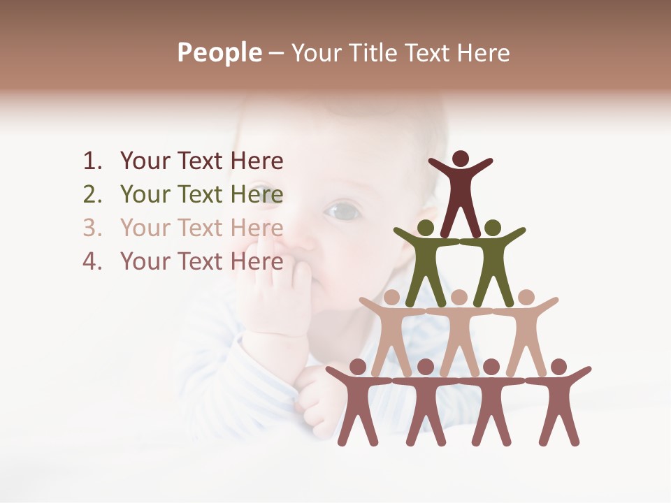 Innocence Little Infant PowerPoint Template