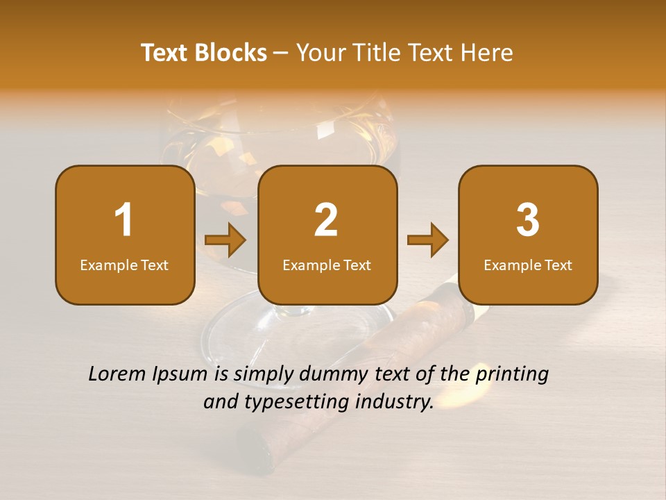 Havana Scotch Alcohol PowerPoint Template