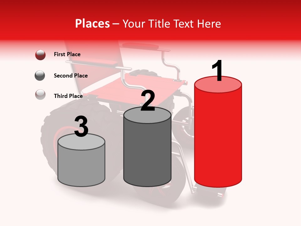 Sick Wheel Transport PowerPoint Template