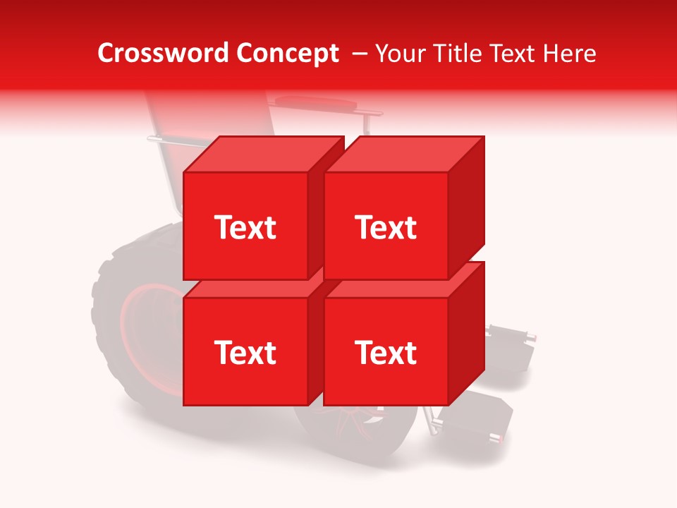 Sick Wheel Transport PowerPoint Template