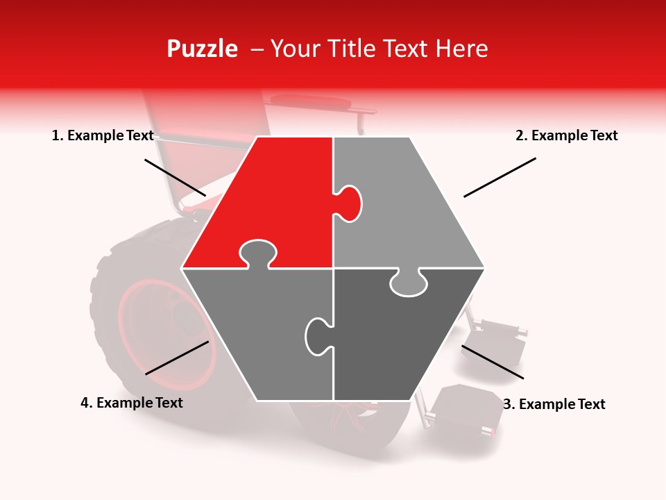 Sick Wheel Transport PowerPoint Template